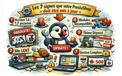 Les 7 signes que votre PrestaShop doit être mis à jour